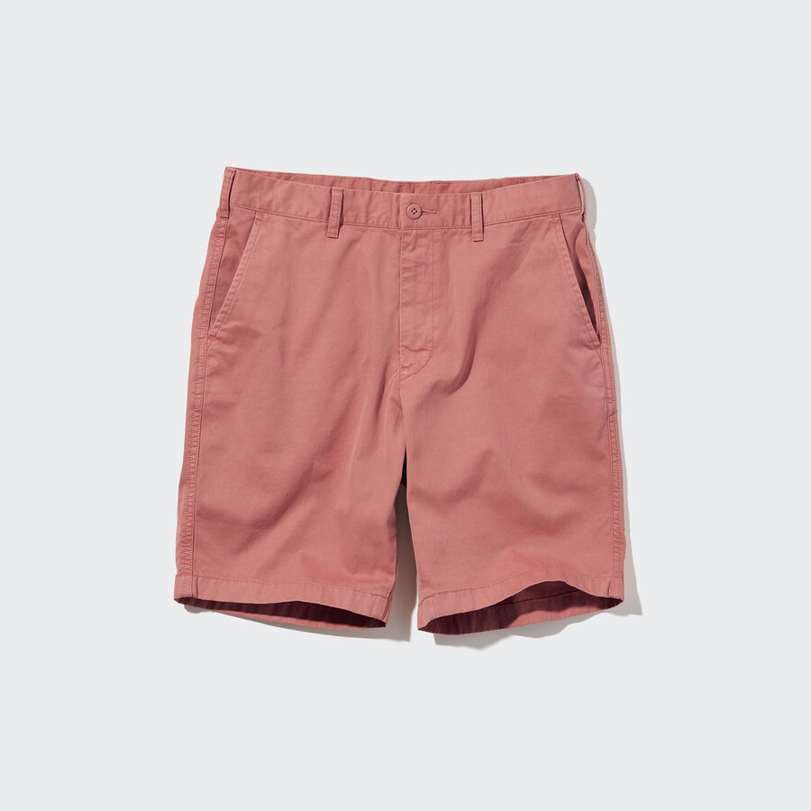 moške hlače uniqlo pink chino