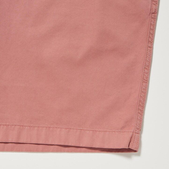 moške hlače uniqlo pink chino