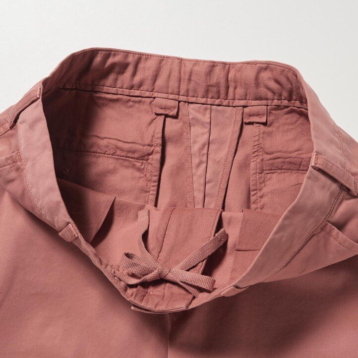 moške hlače uniqlo pink chino