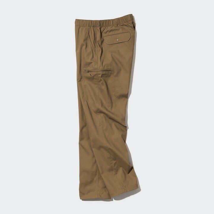 Črne moške hlače uniqlo heattech s toplo podlogo