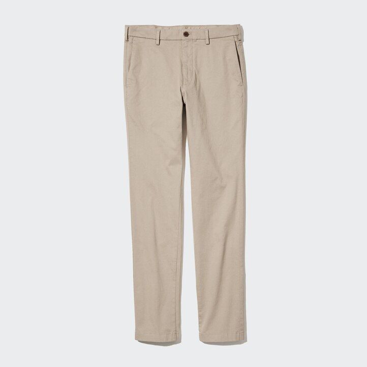 Črne moške hlače uniqlo slim fit chino