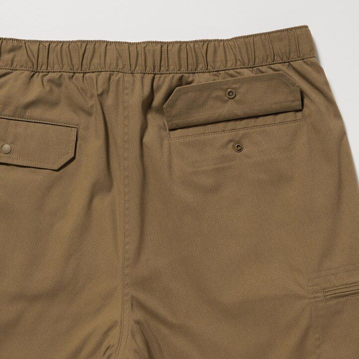 rjave moške hlače uniqlo heattech s toplo podlogo