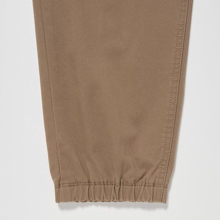 moške hlače uniqlorgo jogger olivne barve