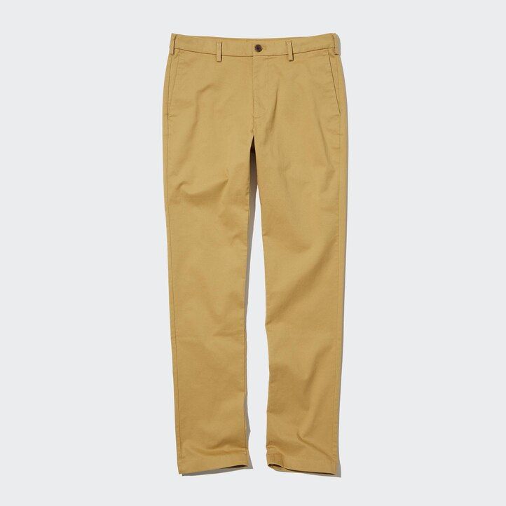 Črne moške chino hlače uniqlo slim fit