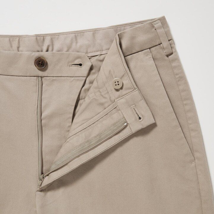 Črne moške chino hlače uniqlo slim fit