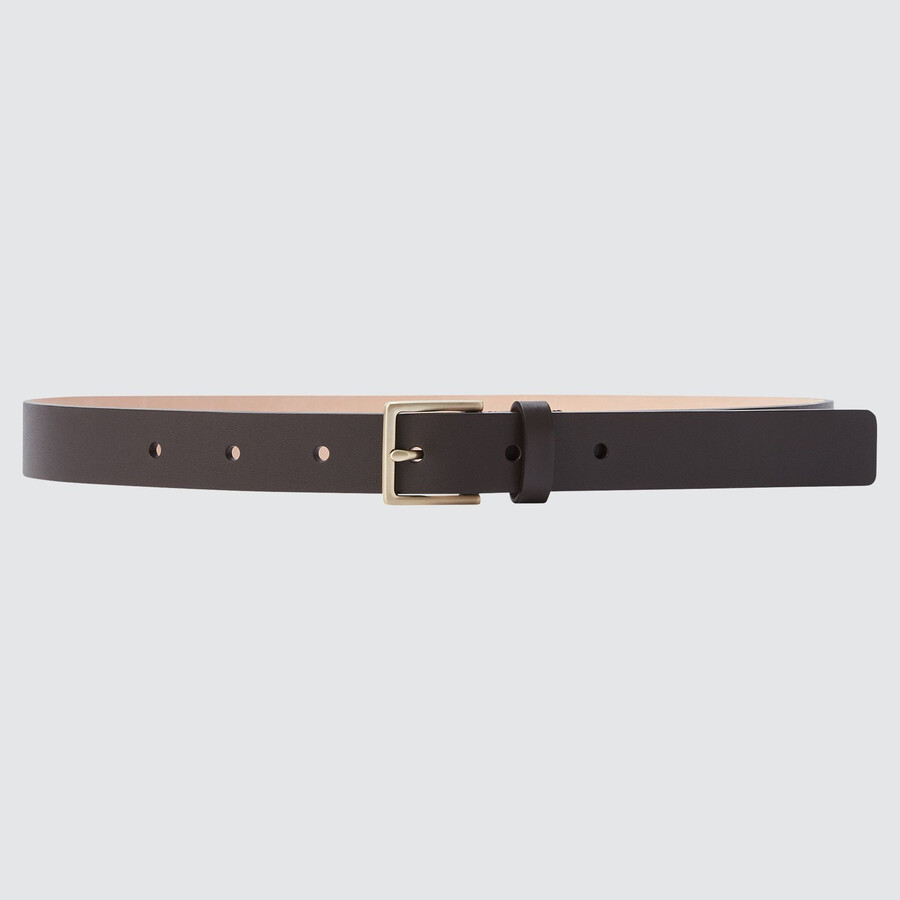 uniqlo belt Ženske torbe sezona 2021 temno rjave barve
