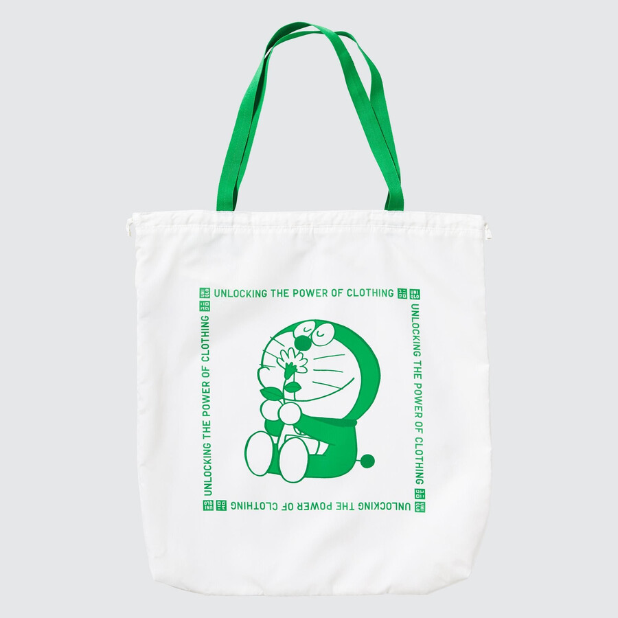 uniqlo doraemon ut reciklirana žepna torba za ženske torbe bele barve