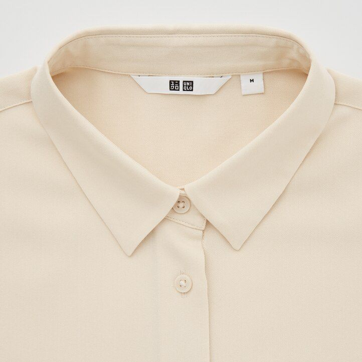 Ženska bluza z rokavi uniqlo iz rajona črna