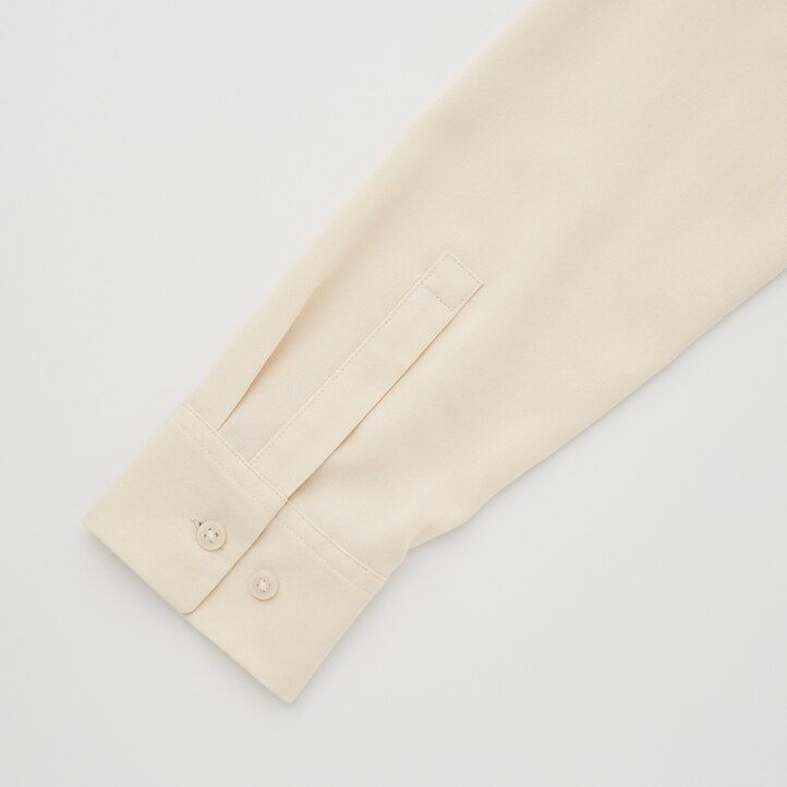 Ženska bluza z rokavi uniqlo iz rajona črna