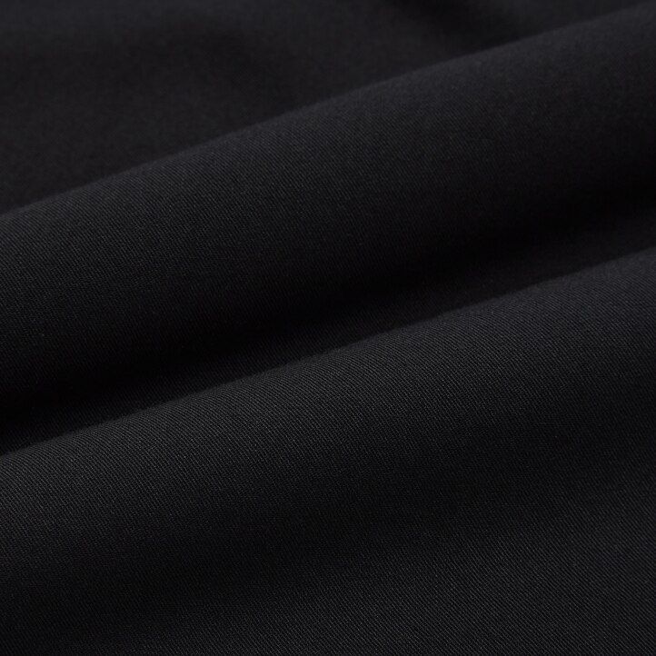 Ženska bluza z rokavi uniqlo iz rajona črna