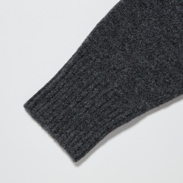 Ženska obleka z rokavi uniqlo souffle yarn zelene barve