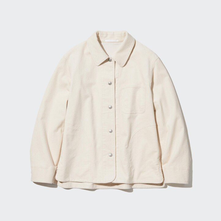 Črne ženske jakne uniqlo corduroy coverall