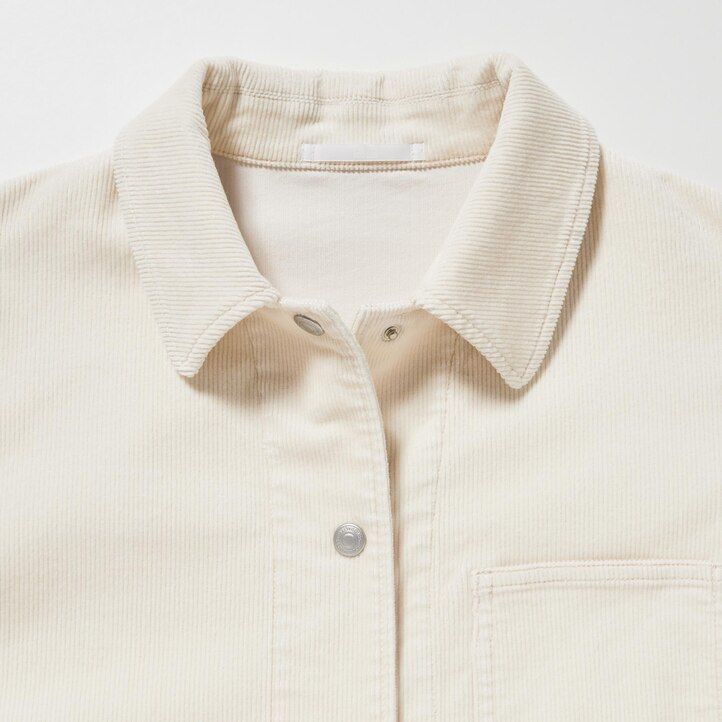 Črne ženske jakne uniqlo corduroy coverall