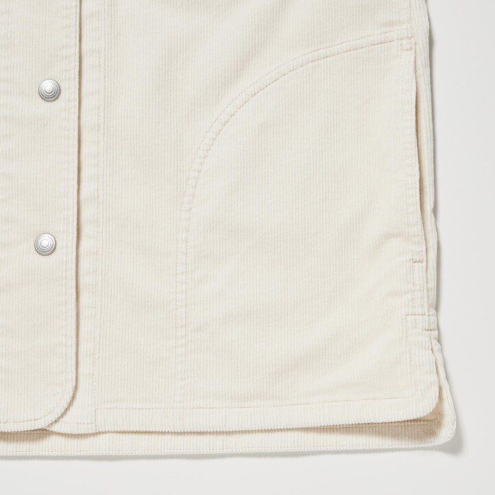 Črne ženske jakne uniqlo corduroy coverall