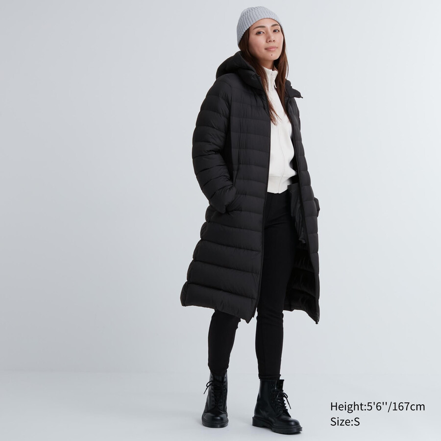 Ženske ultra lahke puhove jakne uniqlo črne