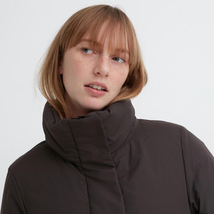 Ženske puhove jakne uniqlo hybrid črne