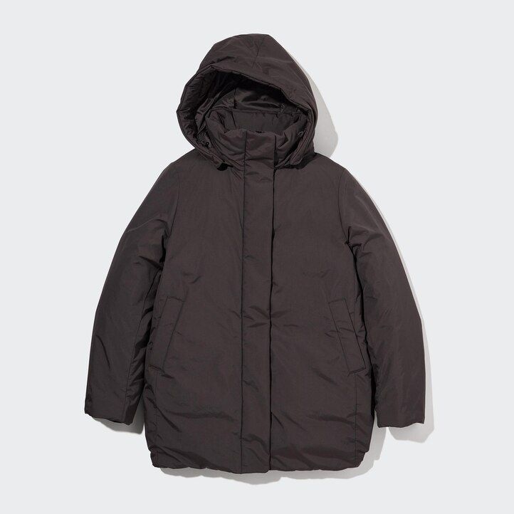 Ženske puhove jakne uniqlo hybrid črne