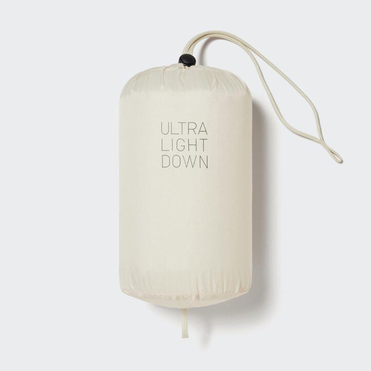 uniqlo ultra lahke puhove ženske jakne bež barve