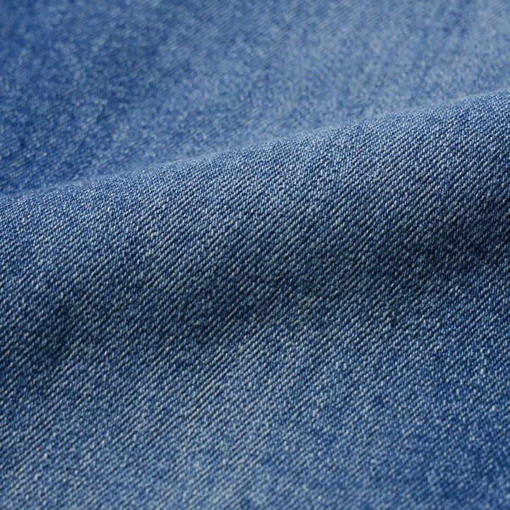 Ženske kavbojke uniqlo slim fit ravne hlače do gležnjev modre barve