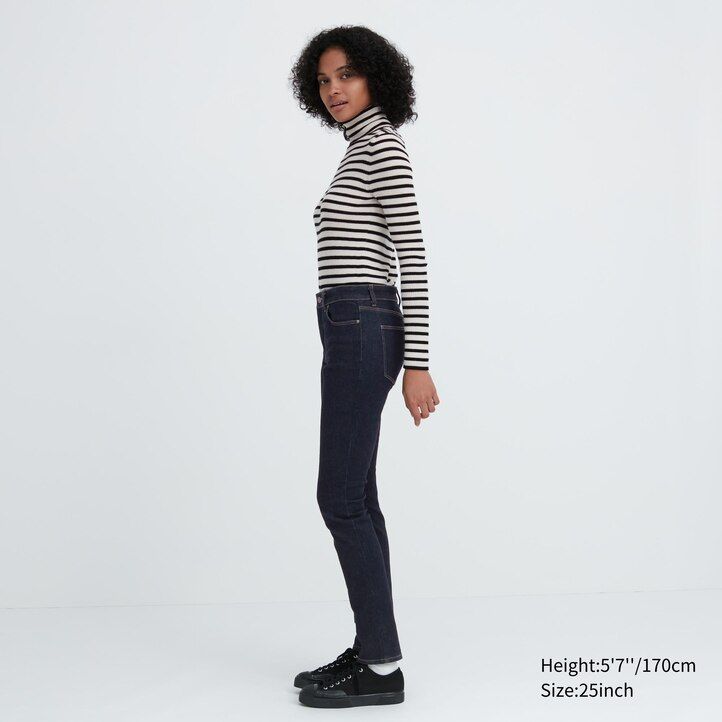 Ženske uniqlo ultra stretch skinny fit kavbojke bele barve