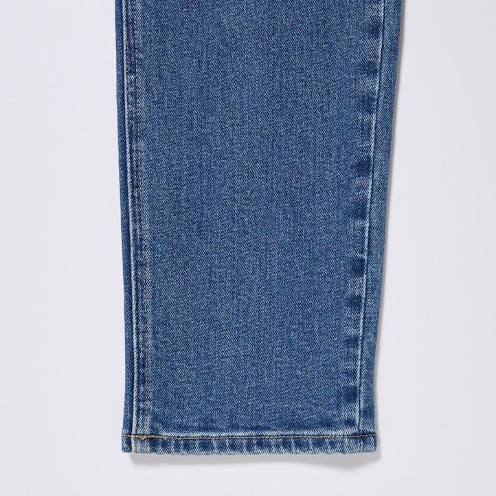 sive ženske kavbojke uniqlo slim fit ravne hlače