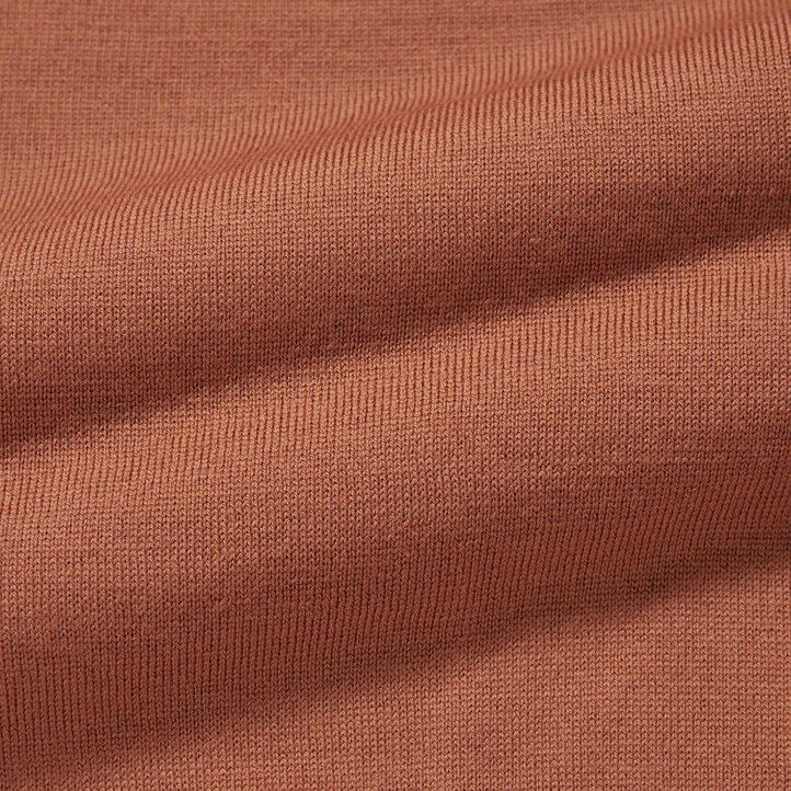 oranžni puloverji uniqlo 100pc extra fine merino za ženske
