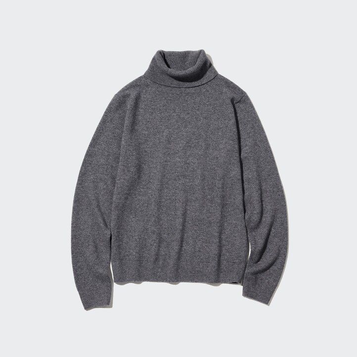 Ženski puloverji uniqlo 100pctshmere modri