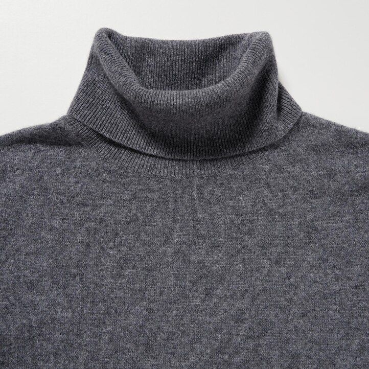 Ženski puloverji uniqlo 100pctshmere modri
