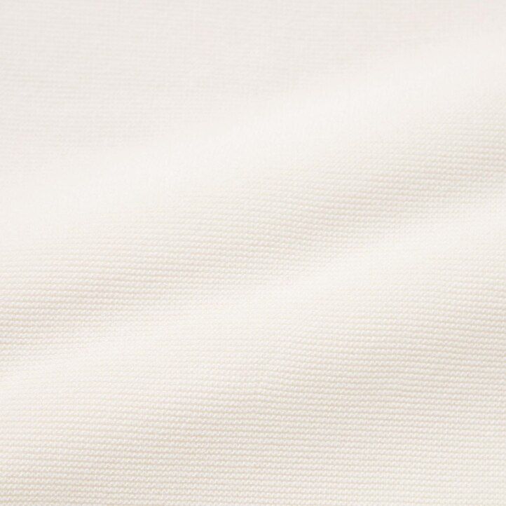 Ženski puloverji z okroglim izrezom uniqlo 3d knit brezšivni bombaž bele barve
