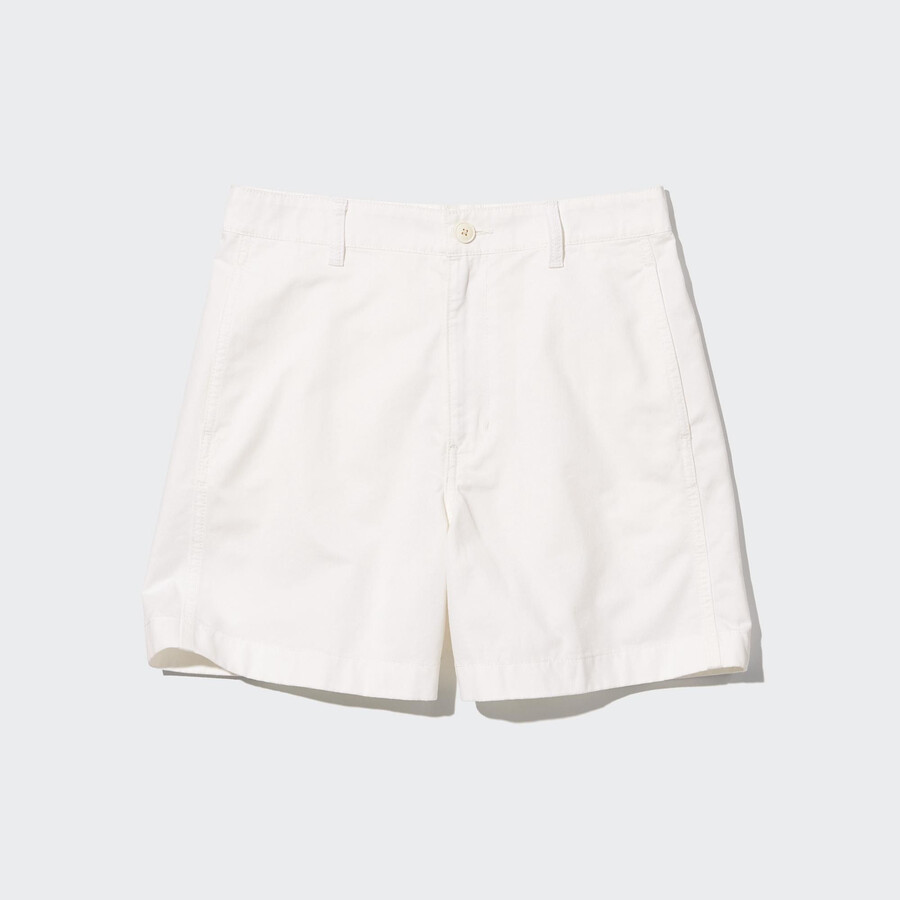 bele ženske chino hlače uniqlo