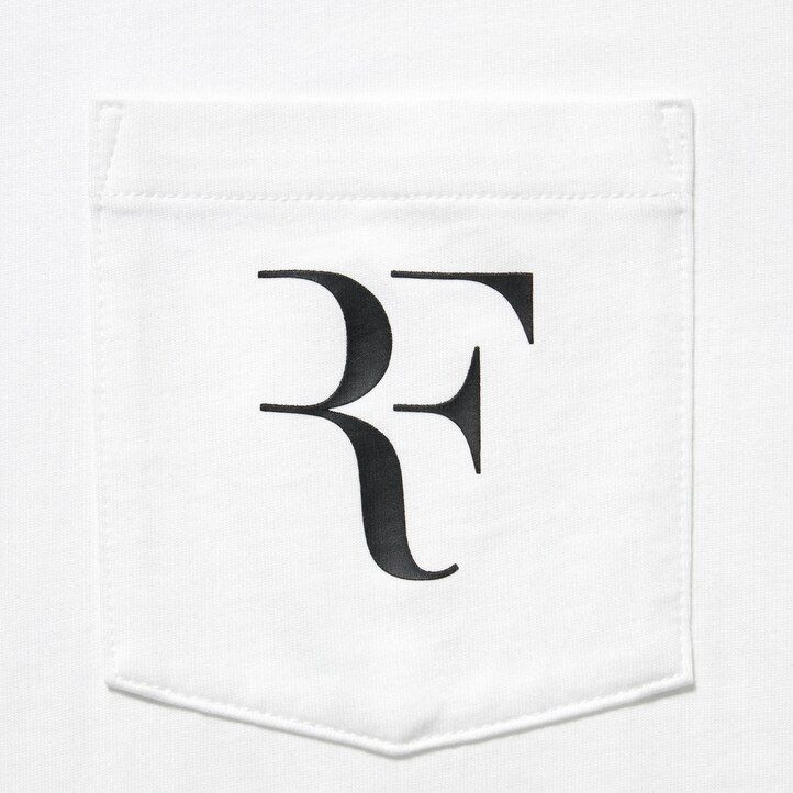 vijolične ženske majice z grafiko uniqlo roger federer rf