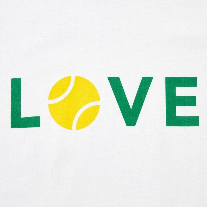 Ženske majice uniqlo peace for all graphic roger federer bele