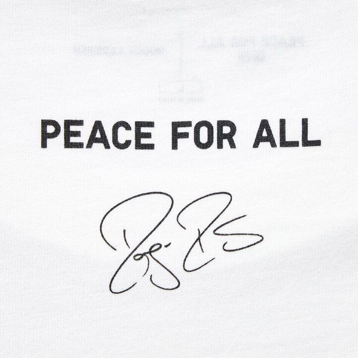 Ženske majice uniqlo peace for all graphic roger federer bele