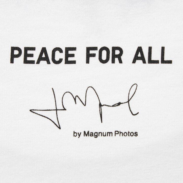 Ženske majice uniqlo peace for all graphic cristina de middel bele barve