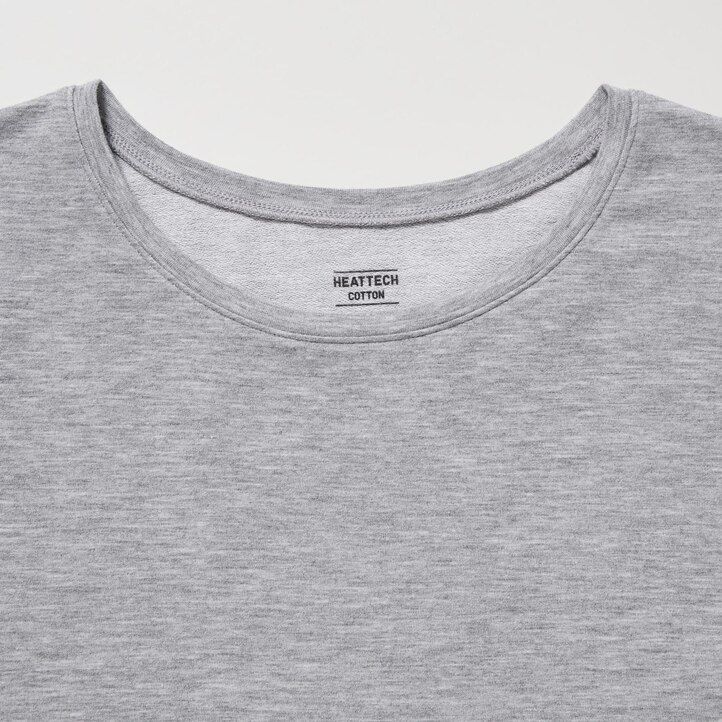 temno zelene termo majice uniqlo heattech extra warm cotton z okroglim izrezom in rokavi