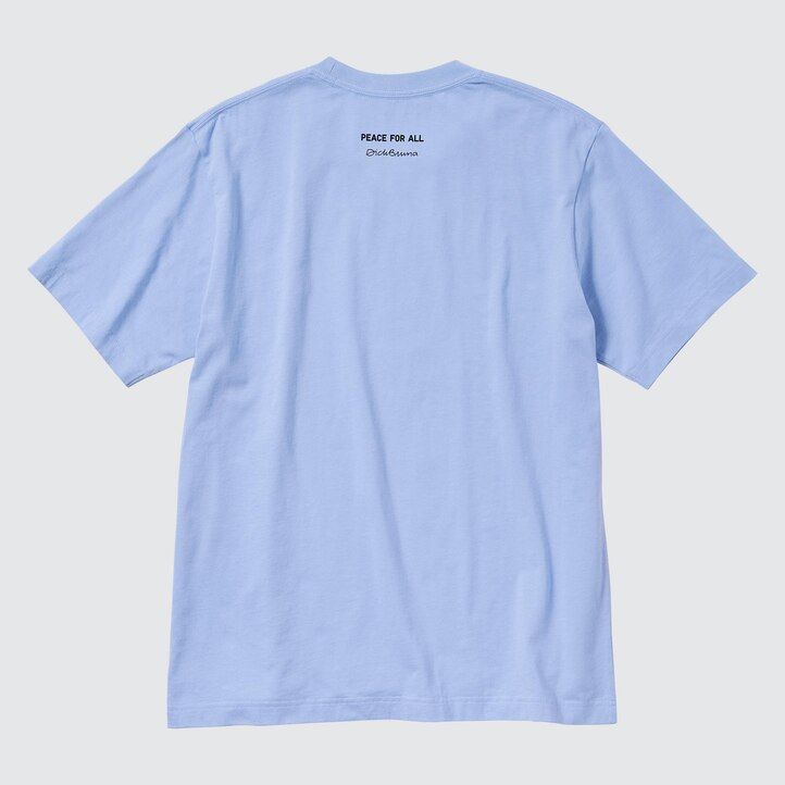 Ženske majice uniqlo peace for all graphic dick bruna modre