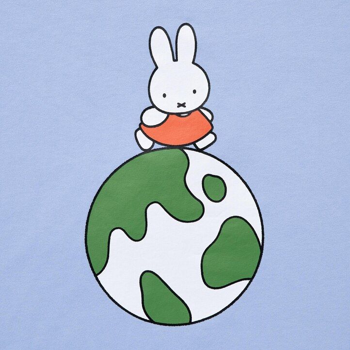 Ženske majice uniqlo peace for all graphic dick bruna modre