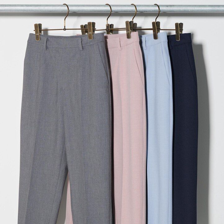 bež uniqlo smart ženski top do gležnjev