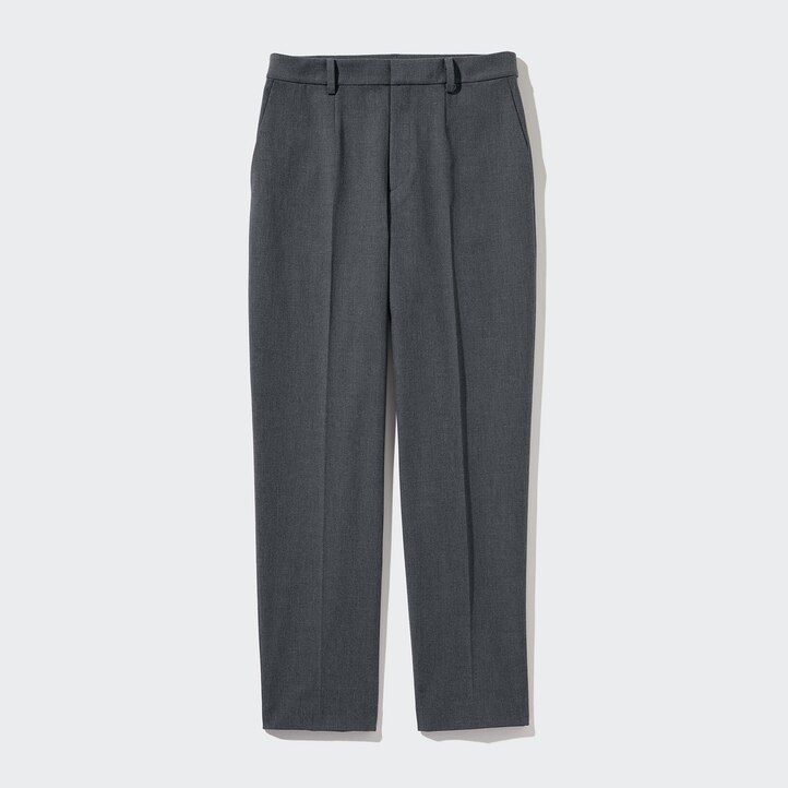 Ženski top uniqlo smart do gležnjev siv
