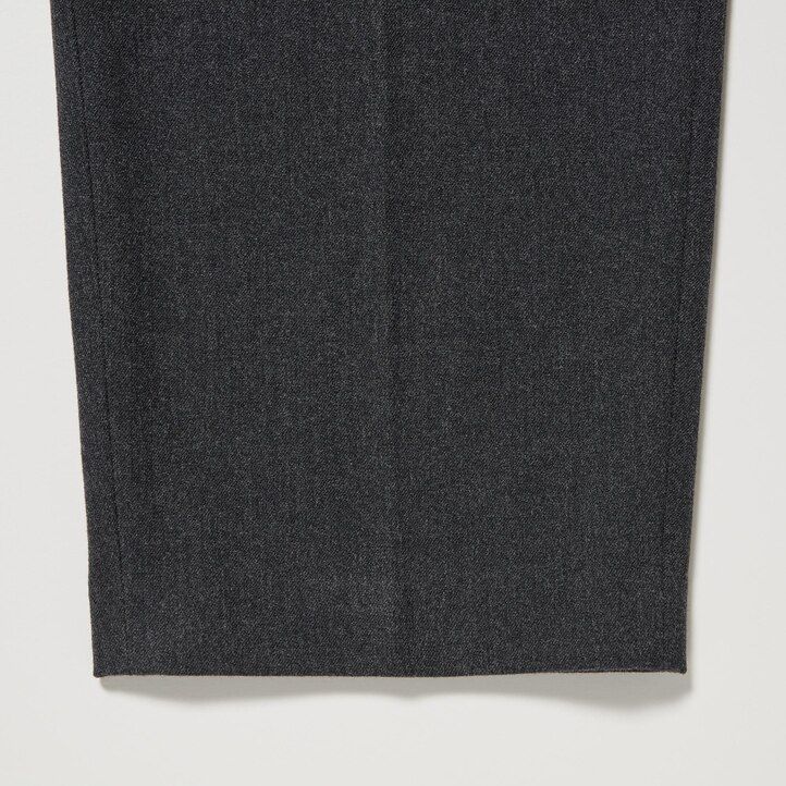 Ženski nagubani topovi uniqlo heattech temno rjave barve