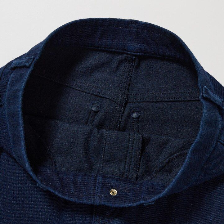 modri ženski uniqlo heattech ultra raztegljivi jeans topi z visokim pasom