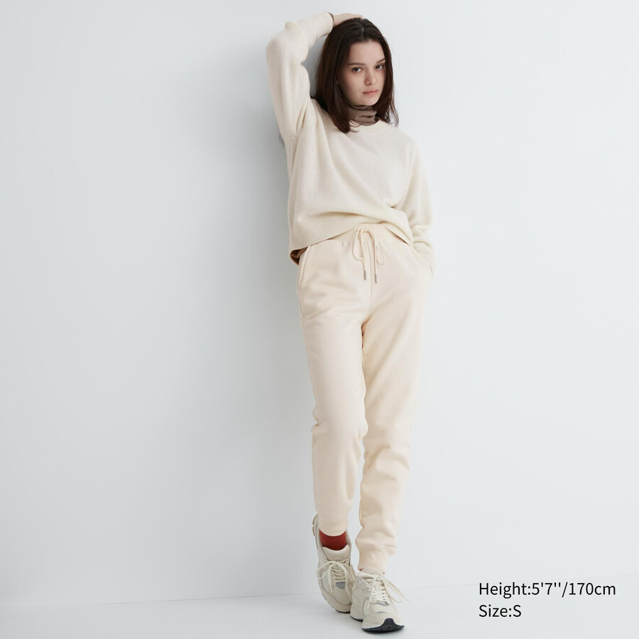 beli ženski topovi uniqlo heattech s podlogo iz pilaste tkanine