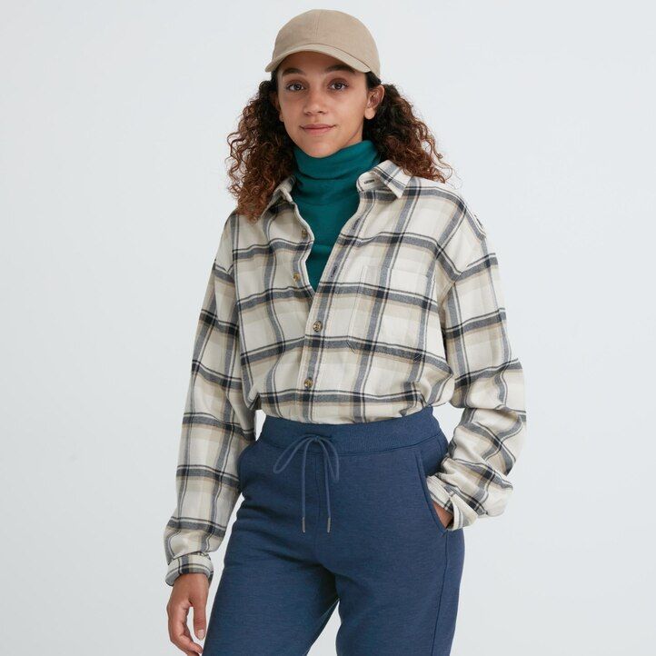beli ženski topovi uniqlo heattech s podlogo iz pilaste tkanine