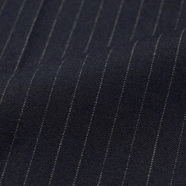 navy - Ženski črtasti nagubani topovi uniqlo heattech