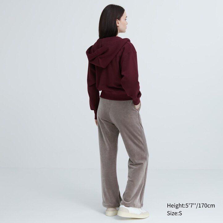 modri ženski ultra raztegljivi gladki topi uniqlo