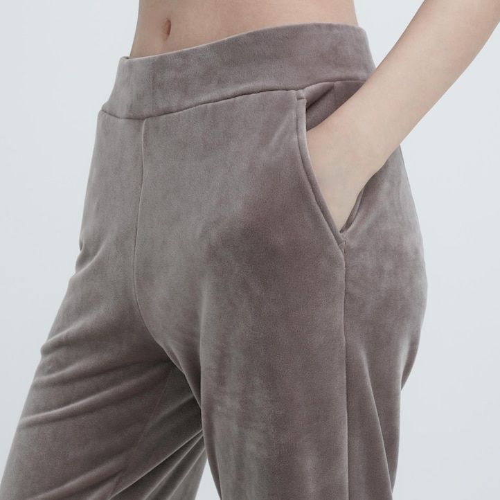 modri ženski ultra raztegljivi gladki topi uniqlo