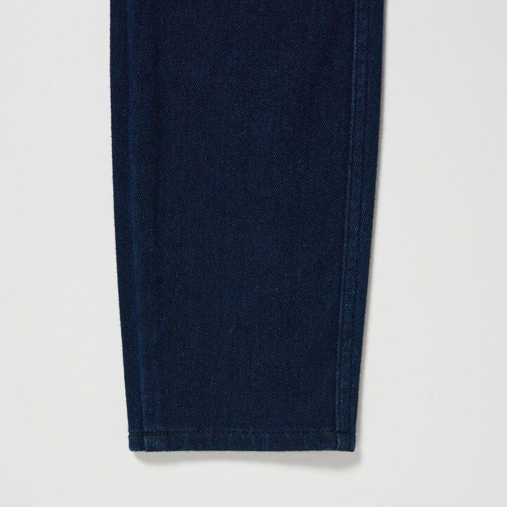 uniqlo ultra stretch high rise cropped ženski topovi modre barve