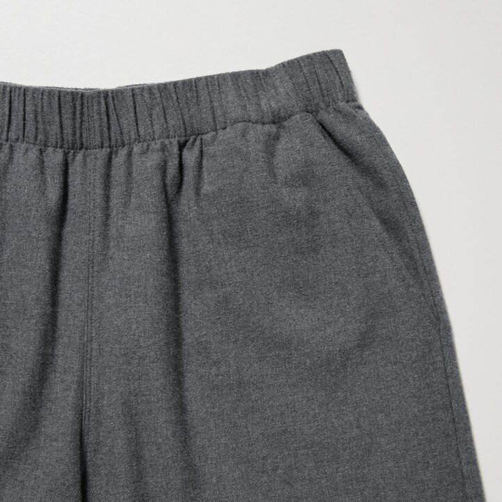 temno sivi ženski flanelasti topovi uniqlo