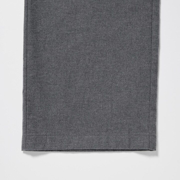 temno sivi ženski flanelasti topovi uniqlo