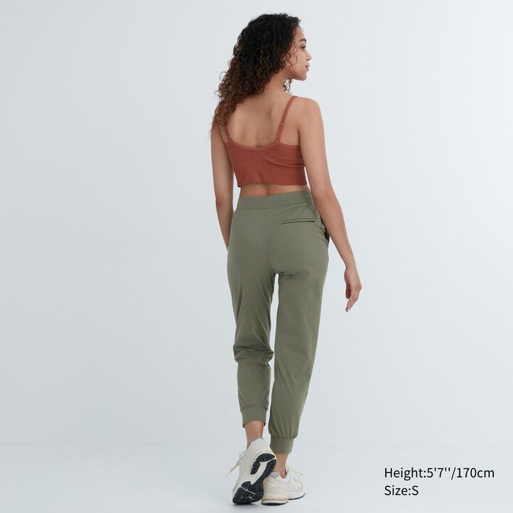 Ženski zgornji deli uniqlo ultra stretch airism zeleni